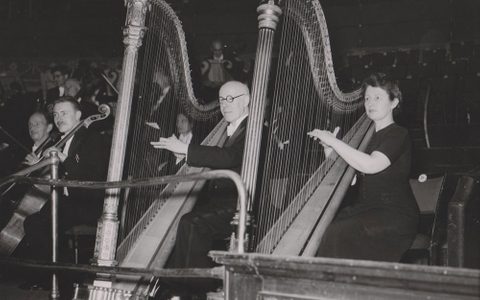 Marie Goosens and John Cickerall, Royal Albert Hall 1950